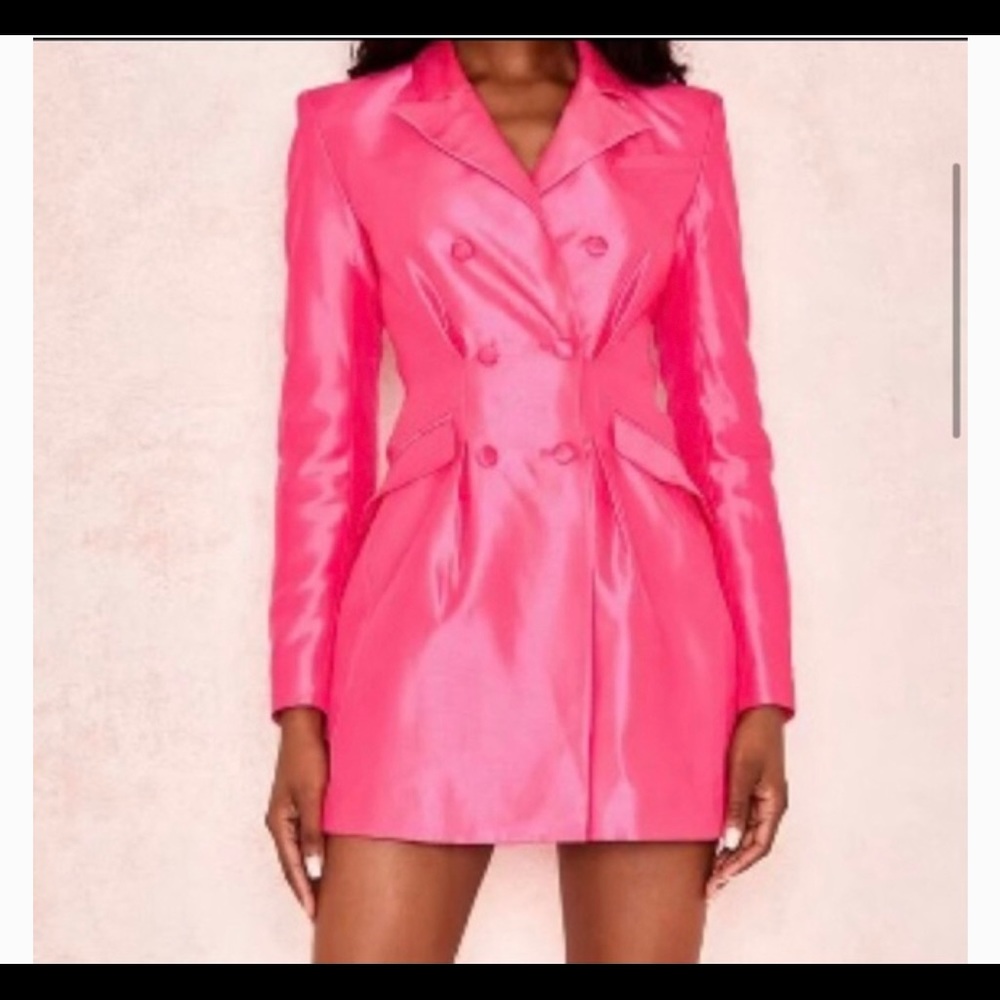 House of CB Laurica Pink Blazer Dress